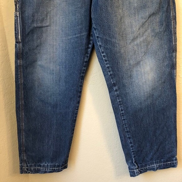Levi Strauss Signature Carpenter Men's Pants W38 L34 100% Cotton Baggy 90s Style - Picture 3 of 12